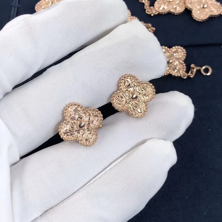 View 1 of Van Cleef & Arpels Vintage Alhambra Earrings