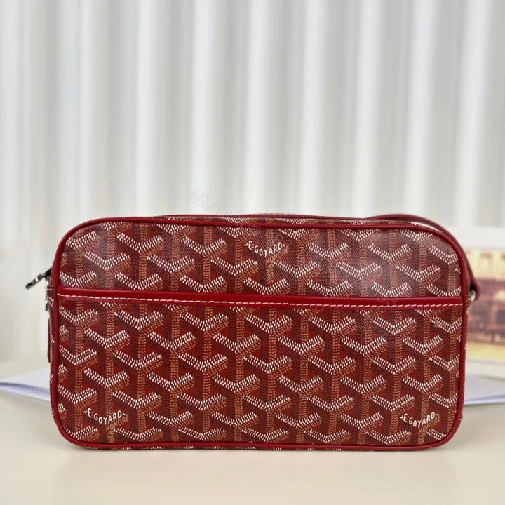 View 1 of 高仿Goyard*CAPVEP10相機郵差包紅色小號免檢版