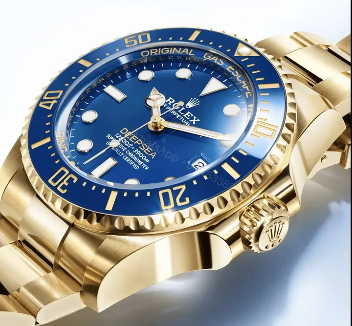 View 1 of Super Replica Rolex Deepsea Yellow Gold with Blue Dial 2024