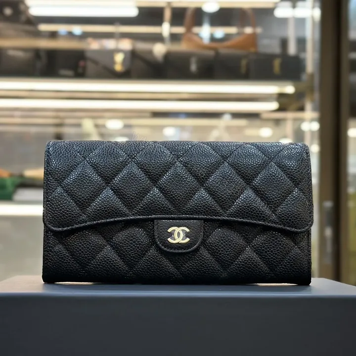 View 1 of Chanel long Wallet Gold Hradware