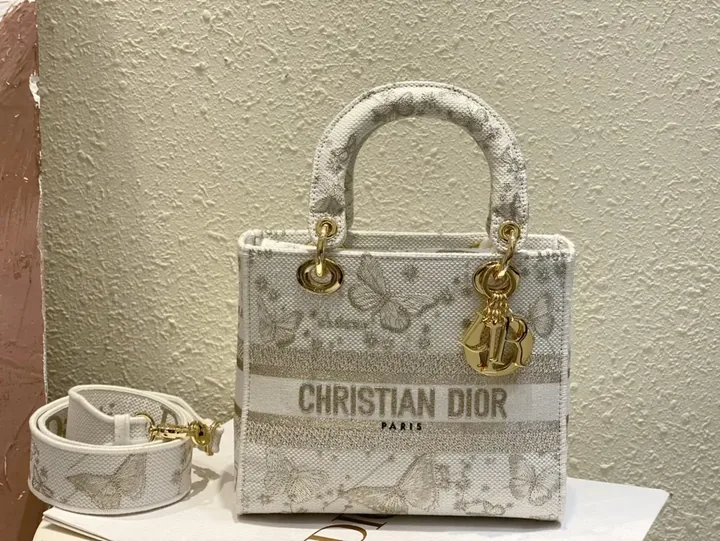 View 1 of Dior Jacquard Tote: Refined Texture, Day-to-Night Style
