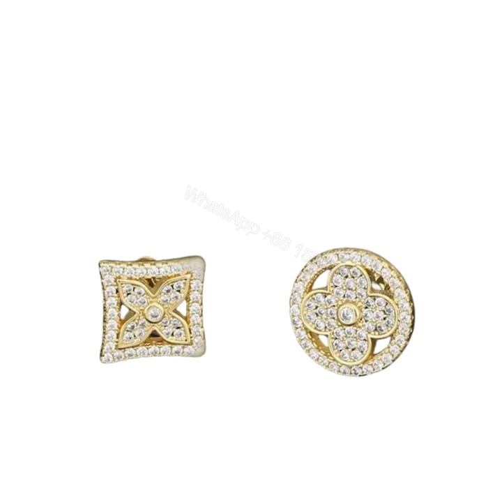 View 1 of Louis Vuitton Idylle Blossom Stud Earrings Gold And Diamonds