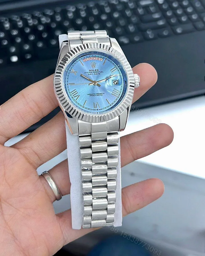 View 1 of Rolex Day-Date 40 Sky Blue Dial Automatic