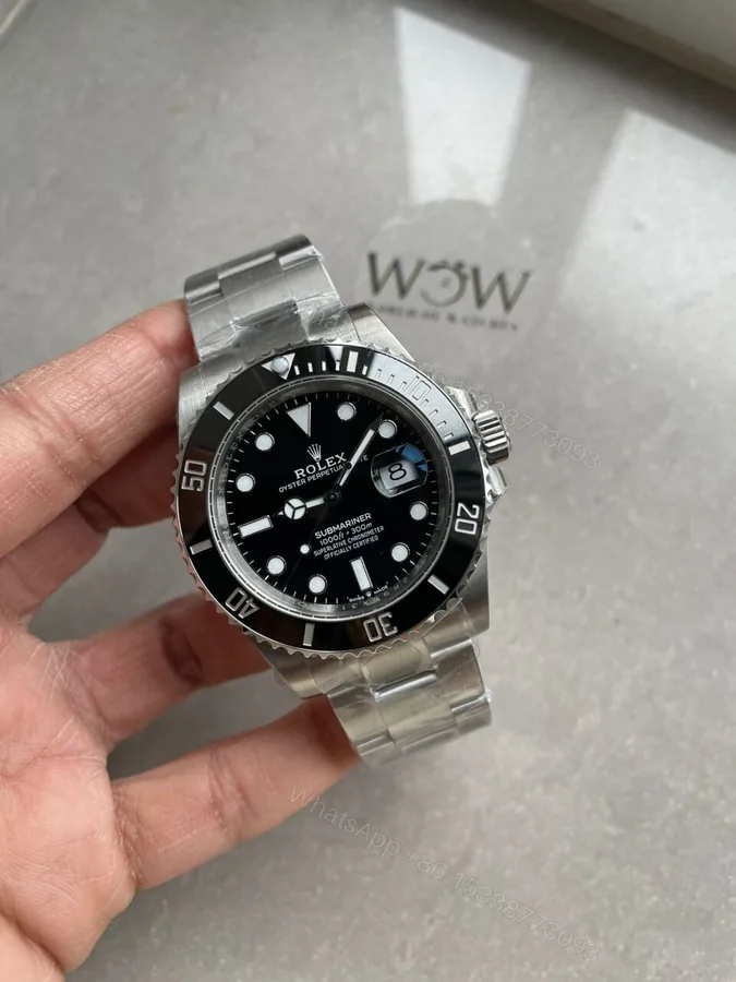 View 1 of VSF FACTORY 1:1 Rolex SUBMARINER SUB DATE SUBMARINER 41MM 126610 LN BEST EDITION BLACK CERAMIC 904L STEEL VS3235