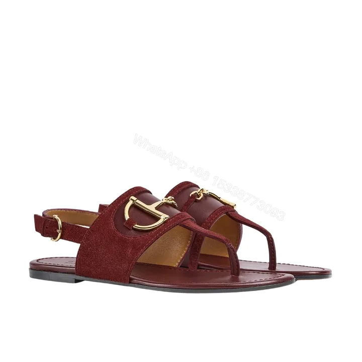 View 1 of GUCCI WOMEN’S THONG SANDAL WITH HORSEBIT ROSSO ANCORA RED 834431 AAEXM 6207