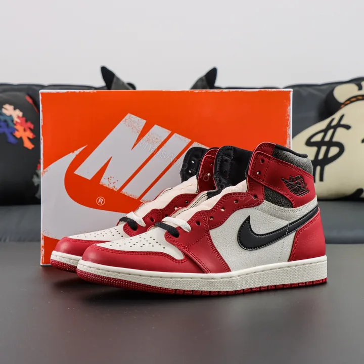 View 1 of Jordan 1 Retro High OG “Chicago Lost and Found” Reps