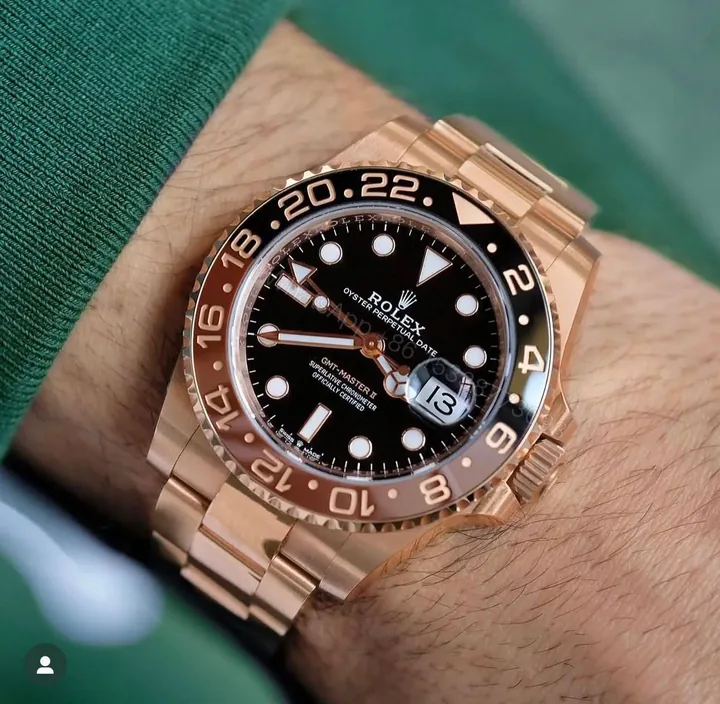 View 1 of Rolex GMT Master 2 rose edition