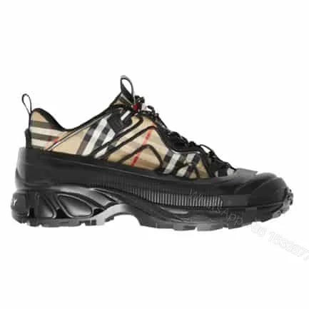 View 1 of BURBERRY VINTAGE CHECK COTTON AUTHUR SNEAKERS – BBR090
