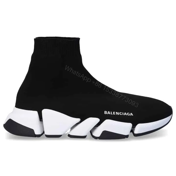 View 1 of BALENCIAGA SPEED 2020 TRAINER BLACK WHITE – BB51