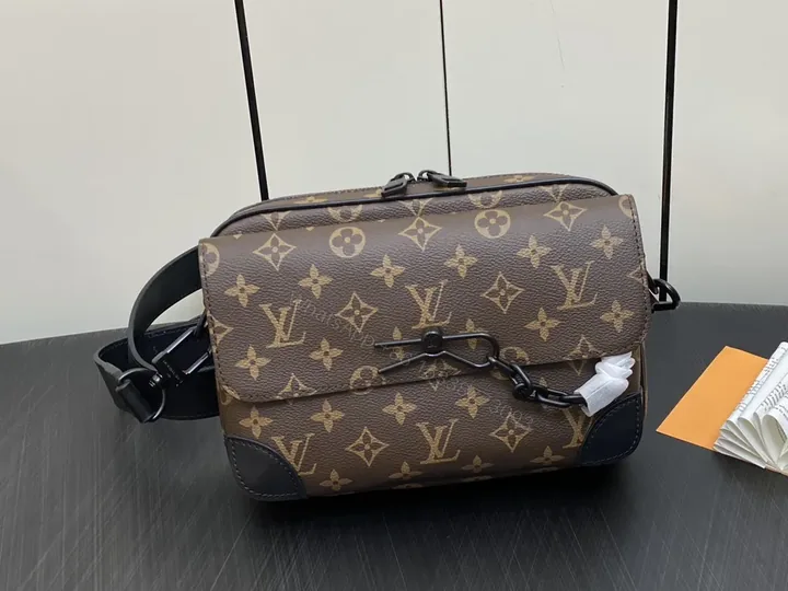 View 1 of Monogram Crossbody: Contemporary Compact Luxury Bag
