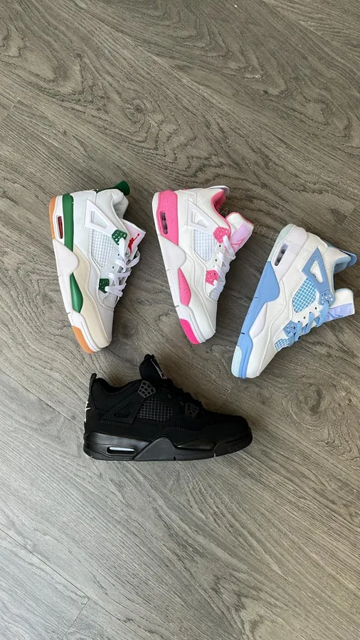 View 1 of First Copy Air Jordan 4 Premium Sneakers
