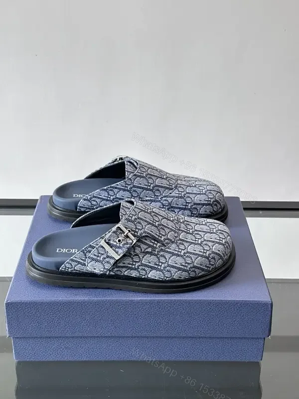 View 1 of Structured Patterned Slip-Ons with Signature Monogram Motif