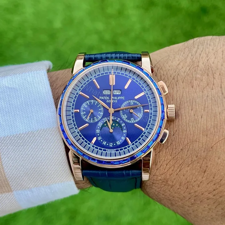 View 1 of Patek Philippe Calendar Blue