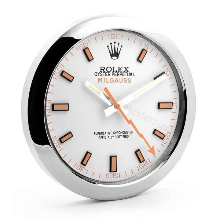 View 1 of ROLEX WALL CLOCK – MILGAUSS WHITE