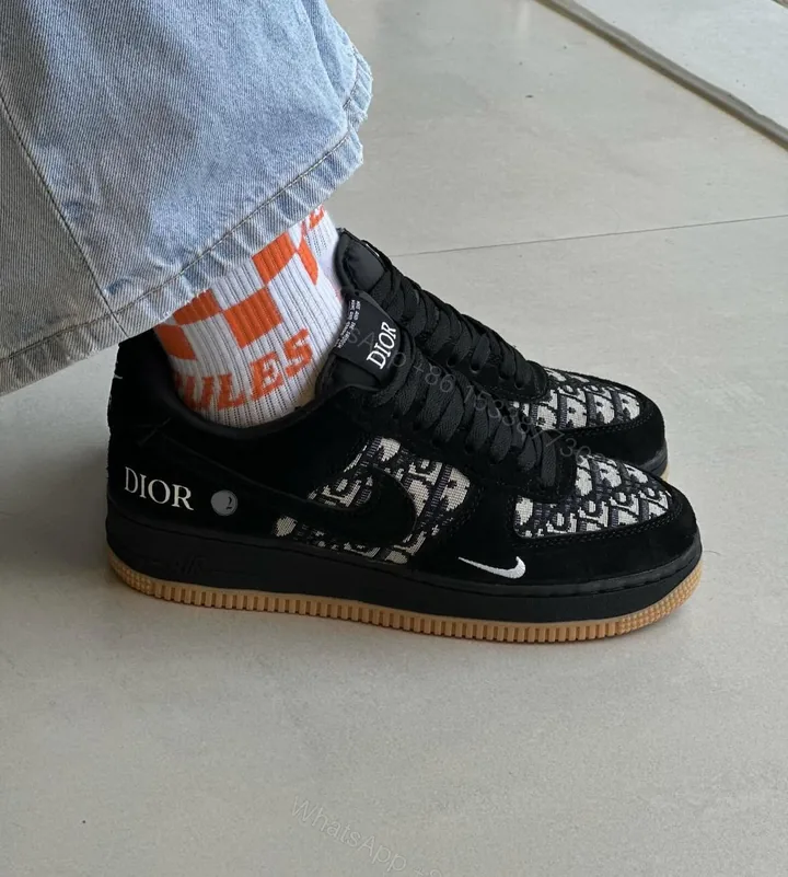 View 1 of First Copy Nike Air Force Dior Custom x Stussy