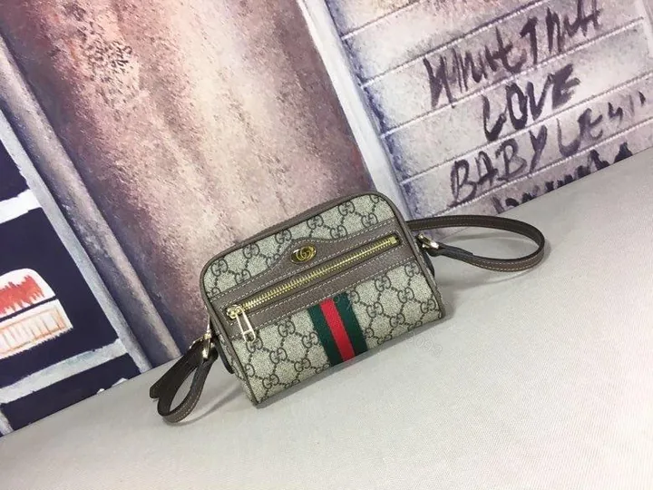 View 1 of Gucci Ophidia GG Supreme Mini GG Beige 5