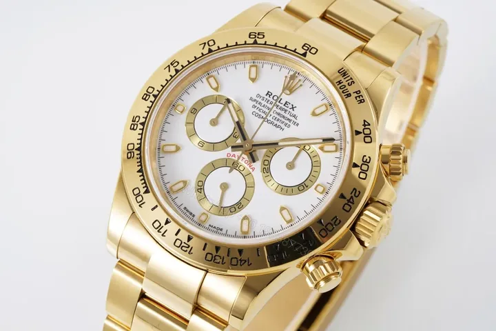 View 1 of C+ Factory Clean Factory KING Rolex Daytona Gold 4130 Chronograph