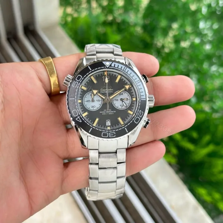 View 1 of Omega Seamaster Planet Ocean 45MM Gray Dial Chronograph Quartz