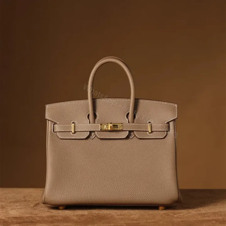 View 1 of 高仿Hermes*Birkin25大象灰金扣免檢版
