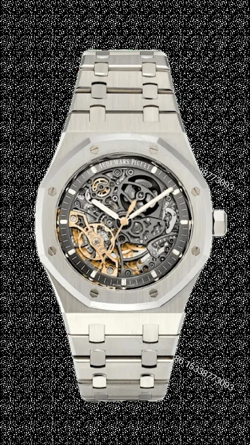 View 1 of Audemars Piguet Royal Oak Double Balance Wheel Skeleton 15407ST.OO.1220ST.01-41mm