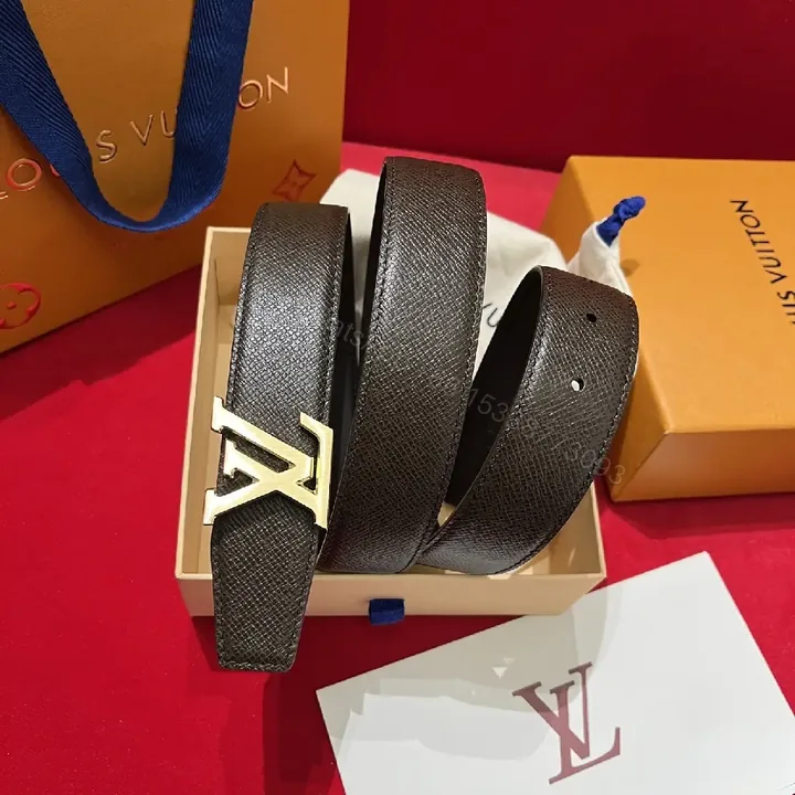 View 1 of Structured Black Leather Belt with Gold Buckle - Premium Durability