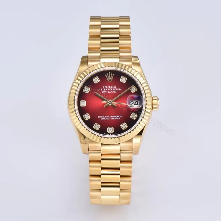 View 1 of Super Clone Rolex Datejust Red Gradient Dial 36MM President Bracelet 278278-0049