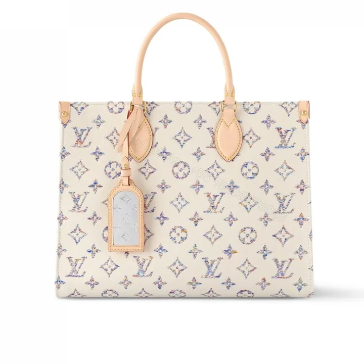 View 1 of Louis Vuitton Onthego MM Multicolor Beige 35Cm M24708