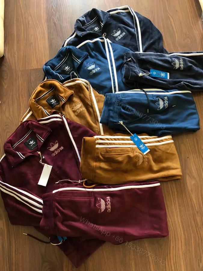 View 1 of FIRST COPY ADIDAS IMPORTED VELVET TRACKSUIT