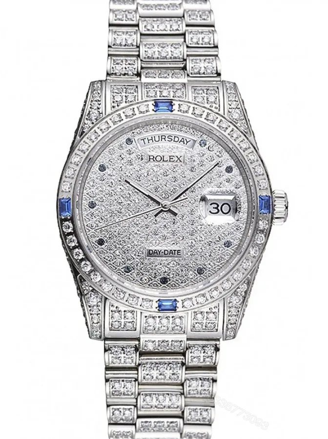 View 1 of Superclone Rolex Day-Date Diamond Dial 621613 37 mm
