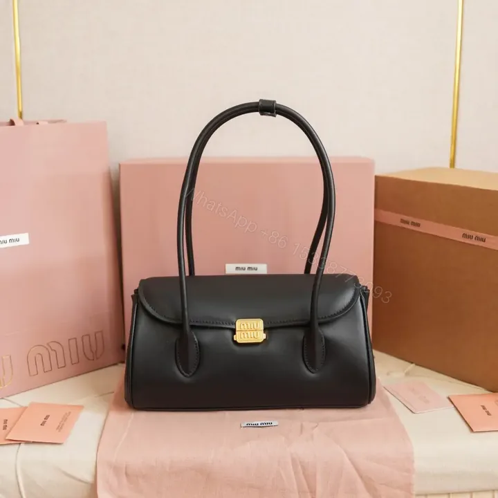 View 1 of 高仿miumiu*5BD265手提單肩包黑色免檢版