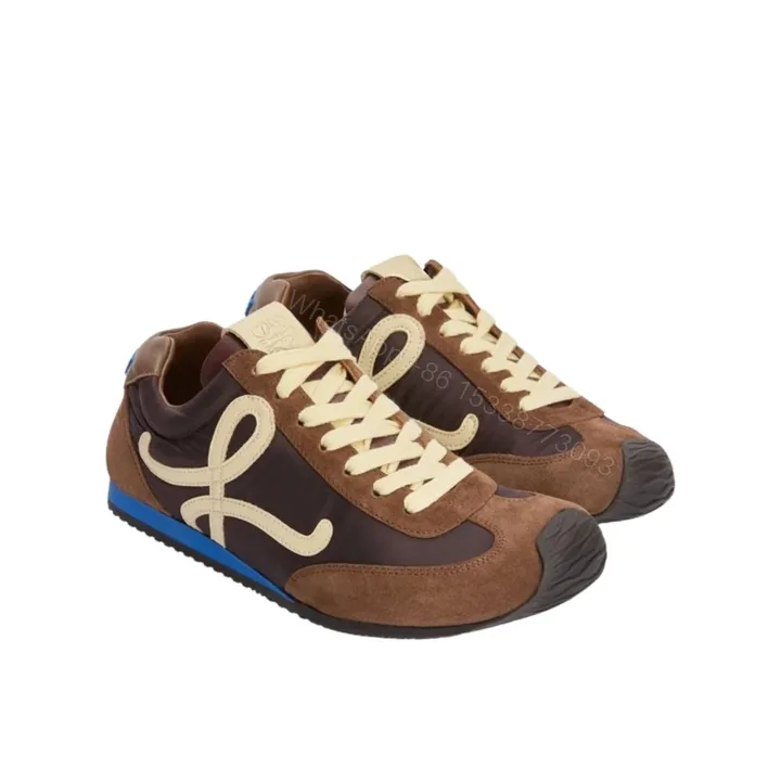View 1 of Loewe Ballet Runner 2.0 Brown Yellow And Blue