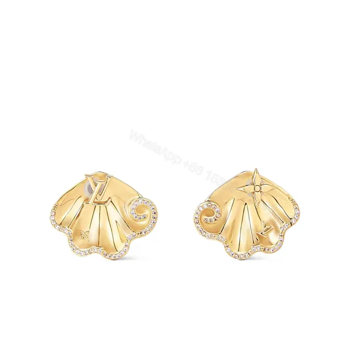 View 1 of LOUIS VUITTON LV AQUATIC EARRINGS GOLD M01632