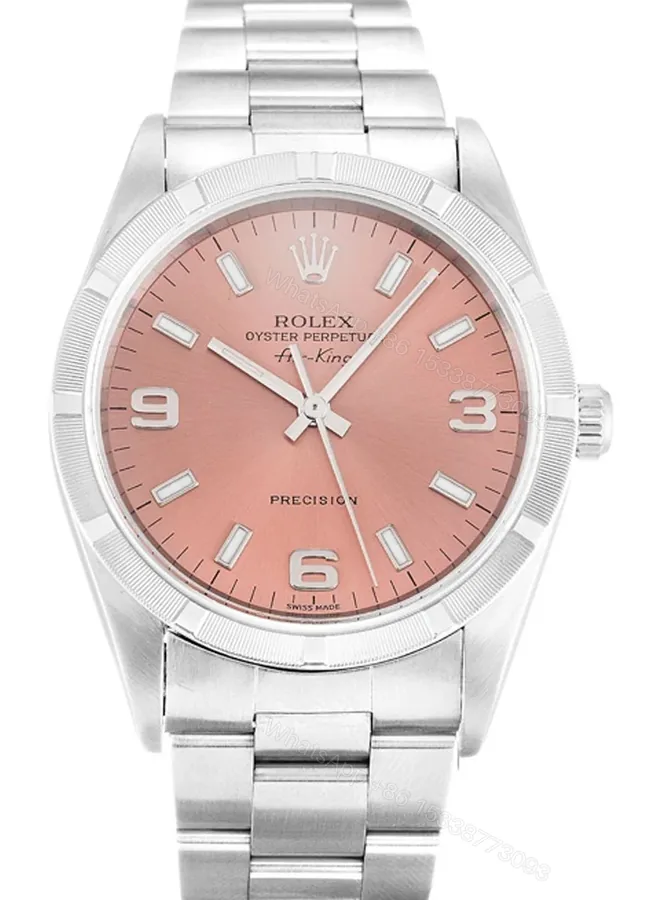 View 1 of Replica Rolex Air-King Salmon Dial 14010M-2