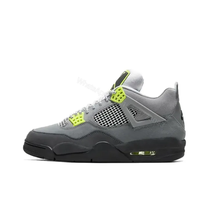 View 1 of Air Jordan 4 Retro SE Neon