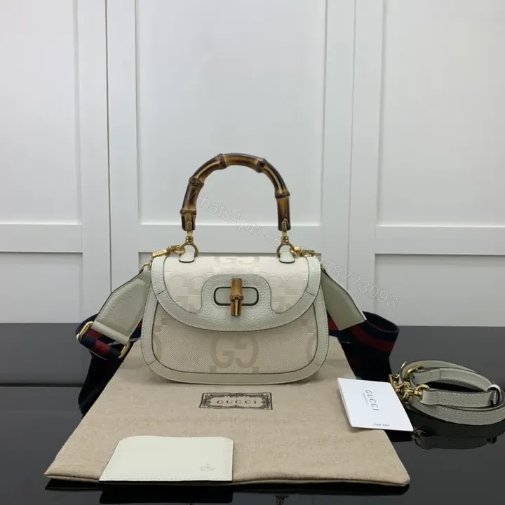 View 1 of Bamboo-Handled Signature G Bag: Everyday Luxury Bag