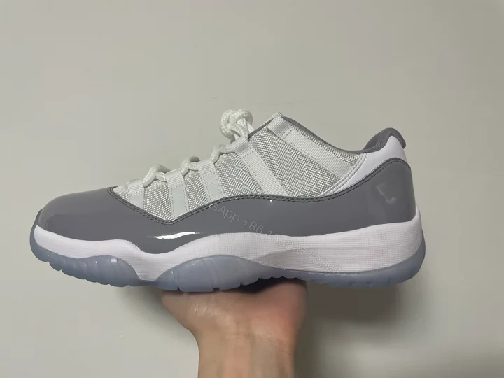 View 1 of Jordan 11 Retro Low Cement Grey