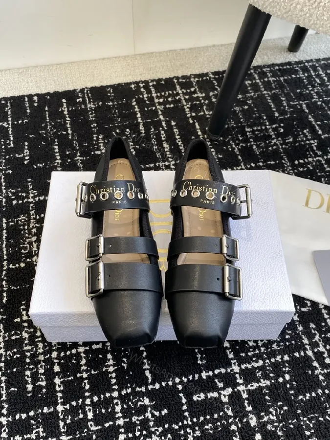 View 1 of Bold Straps Leather Mules: High-Impact, Dior-Inspired Luxury