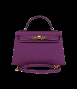 View 1 of Hermès Kelly Sellier 20 Anemone Epsom Gold Hardware