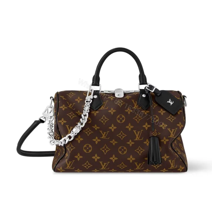 View 1 of Louis Vuitton Speedy Soft 30 Dark Brown 30Cm M12243