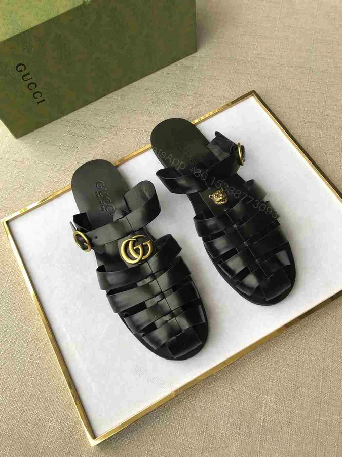 View 1 of GUCCI SANDAL WITH DOUBLE G – SDG009