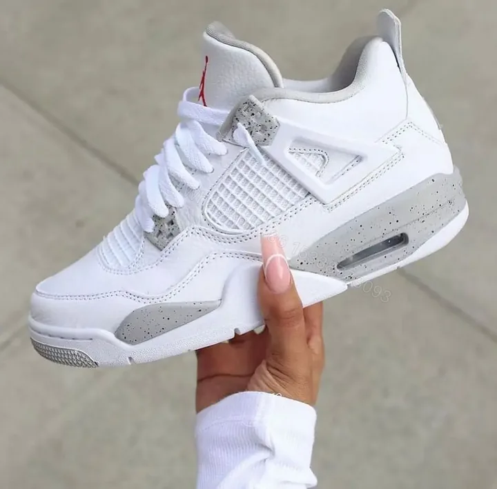 View 1 of Air Jordan 4 White Oreo