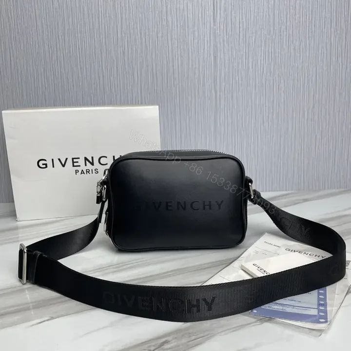 View 1 of Givenchy Structured Leather Crossbody â€“ Subtle Luxury, All-Day Comfort