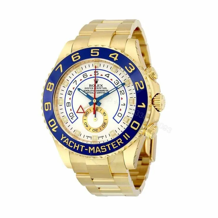View 1 of Rolex Yacht-Master II 116688 Super Clone : Yellow Gold Regatta Chronograph 44mm
