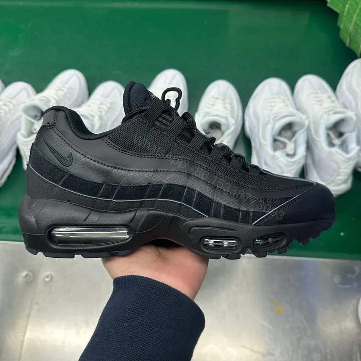 View 1 of Nike Air Max 95 Essential Triple Black