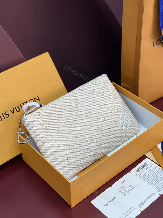 View 1 of LV 原單 Monogram 米白色拉鍊零錢包 女款精品收納包