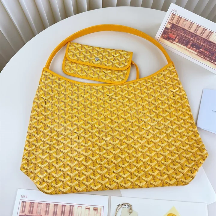 View 1 of 高仿Goyard*Hobo系列BOHEMEQ單肩子母手袋黃色免檢版