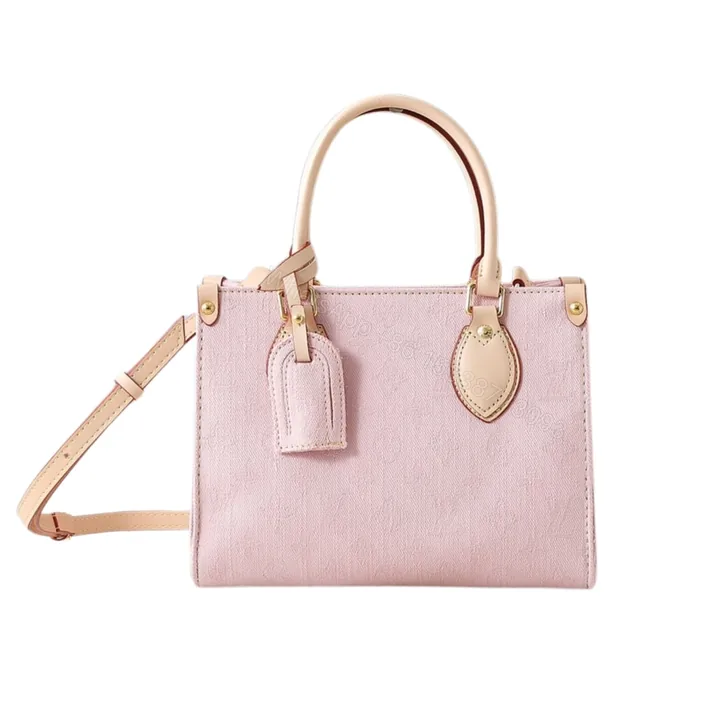 View 1 of LOUIS VUITTON ONTHEGO PM DENIM PINK 25CM