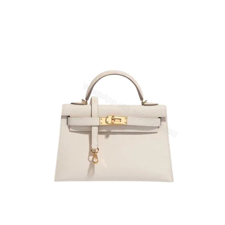 View 1 of Hermes Kelly Mini Epsom Handbag Craie 20Cm