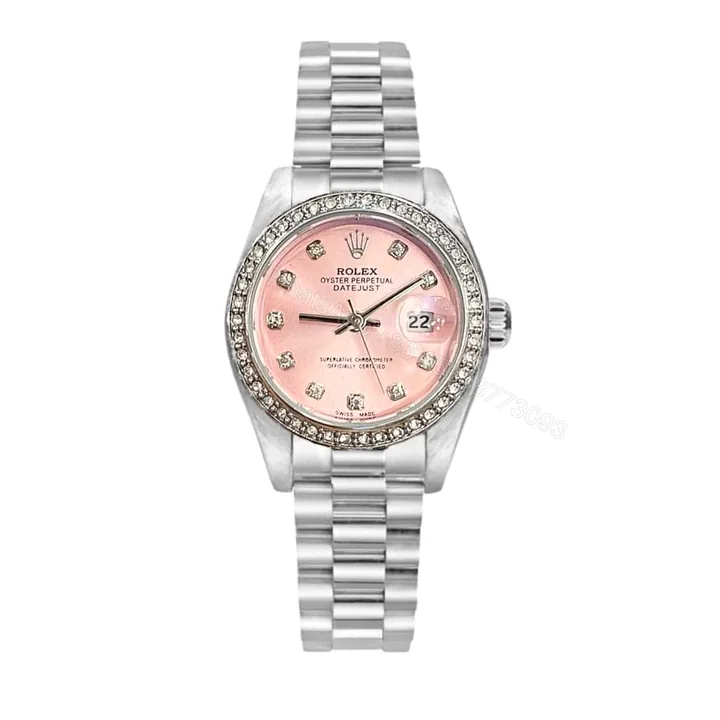 View 1 of Rolex Lady Datejust 28 Silver Jubilee Diamond Dial In Pink 28Mm