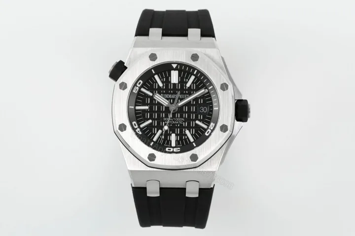 View 1 of Royal Oak Offshore Diver 15710 APSF 1:1 Best Edition Black Checkered Dial Super Clone